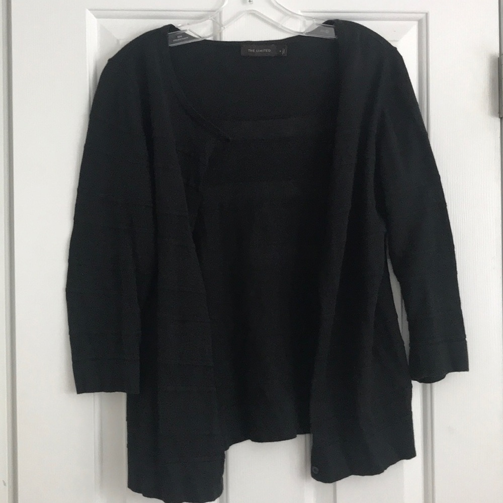 The Limited Black Cardigan M